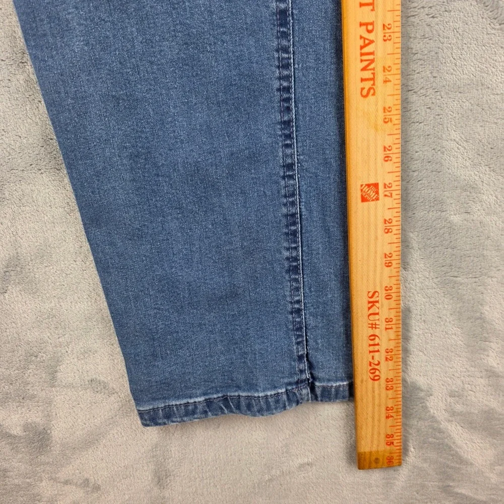 Barbell Apparel Mens Slim Fit Jean 36x34 Medium Wash Blue Stretch Denim Athletic